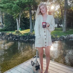 Free People Montana Cable Cardi